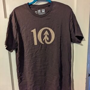Tentree men's large 10 logo t-shirt